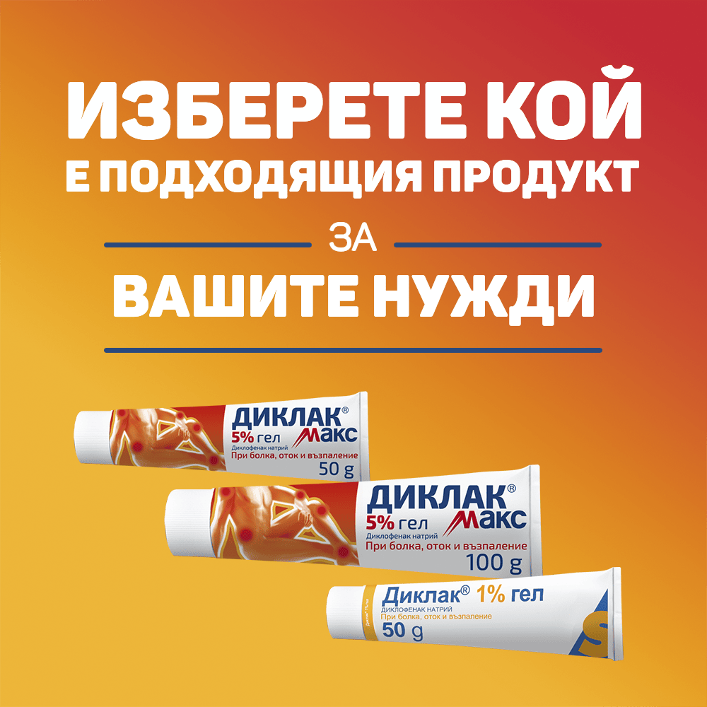 ДИКЛАК МАКС гел 5% 50 гр | Аптека Феникс